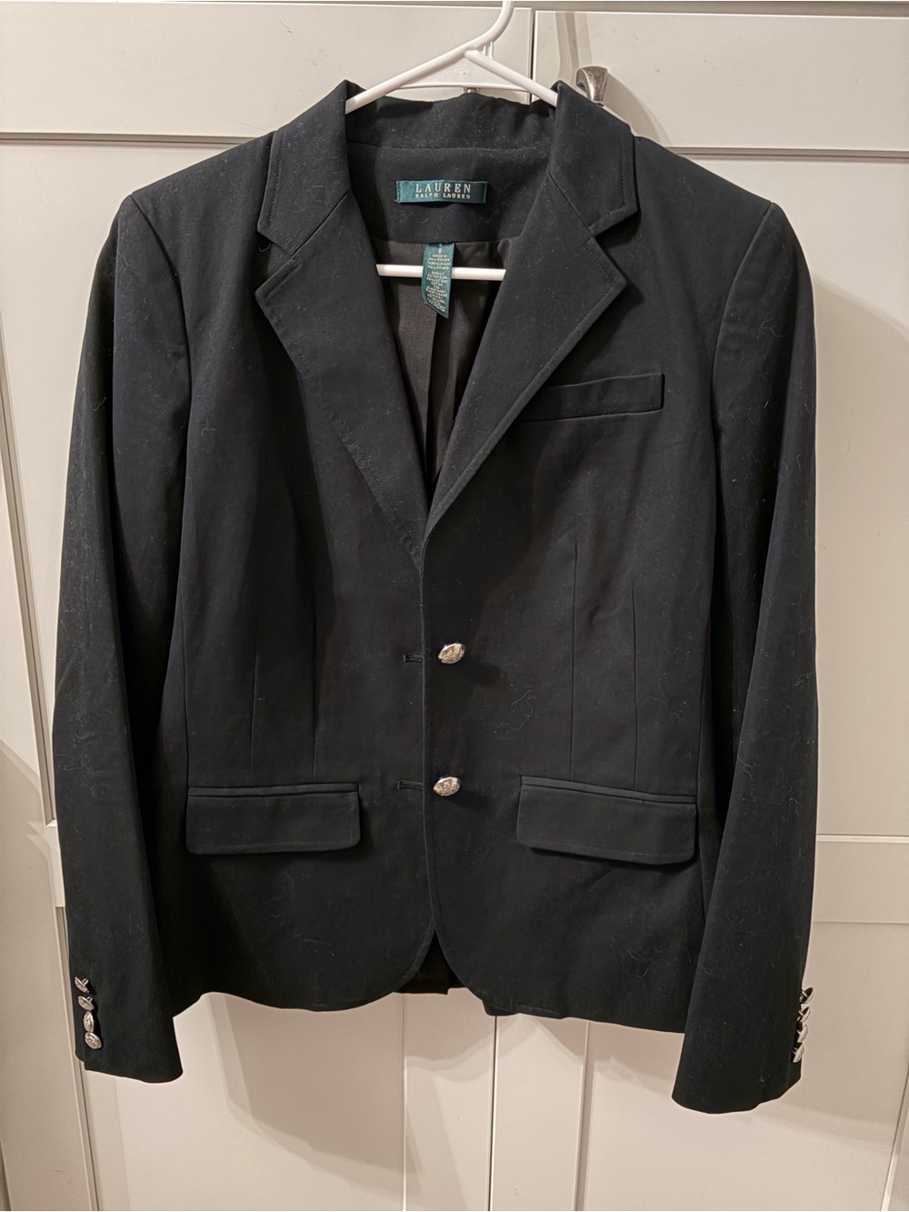 Ralph Lauren Black Single-Breasted Women's Blazer